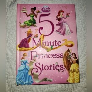 Disney Pink 5 Minute Princess Stories Book